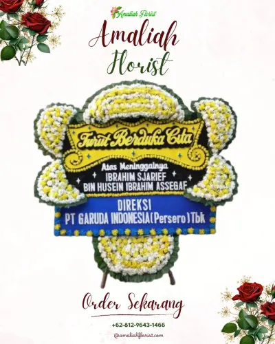 Papan Bunga Duka di Ganting