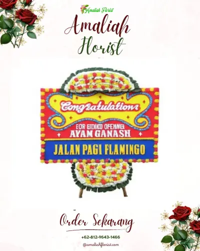 Bunga Papan Congratulation di Ganting